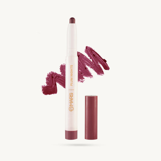 Mars Retractable Lip Crayon | Poppins 03 Plum Nights|1.3 gms|MRP 299