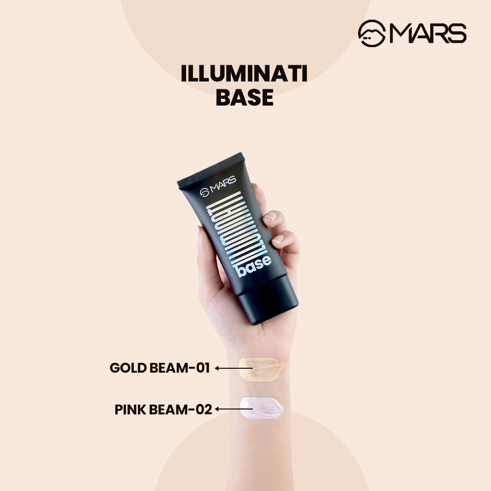 Mars Illuminati Base | Strobe Cream Pink-Beam-02|45 ml|MRP 329