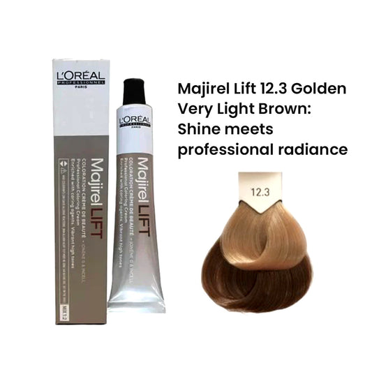 L'Oreal Professionnel Paris Majirel Hair Color 12.3(Golden Very Light Brown)|49.5 gms|MRP 475