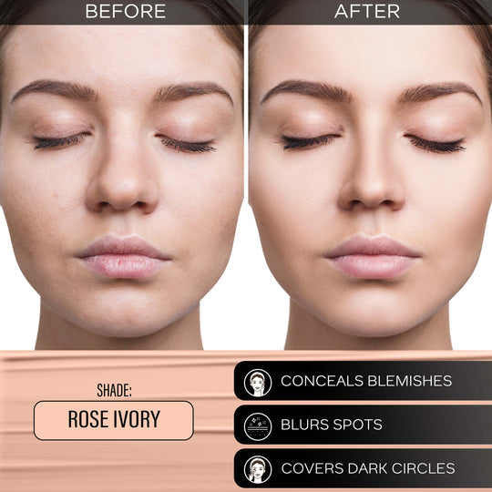 Faces Canada 3in1 All Day Hydra Matte Foundation  - Rose Ivory 011|25 ml|MRP 549