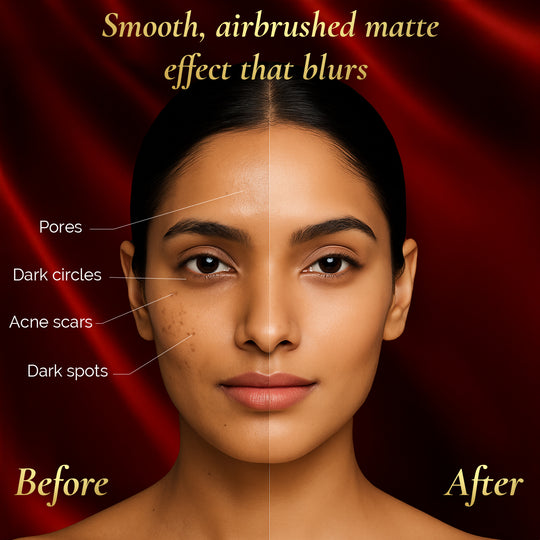Faces Canada 3In1 All Day Hydra Matte Compact Powder - Ivory 01|9 gms|MRP 549