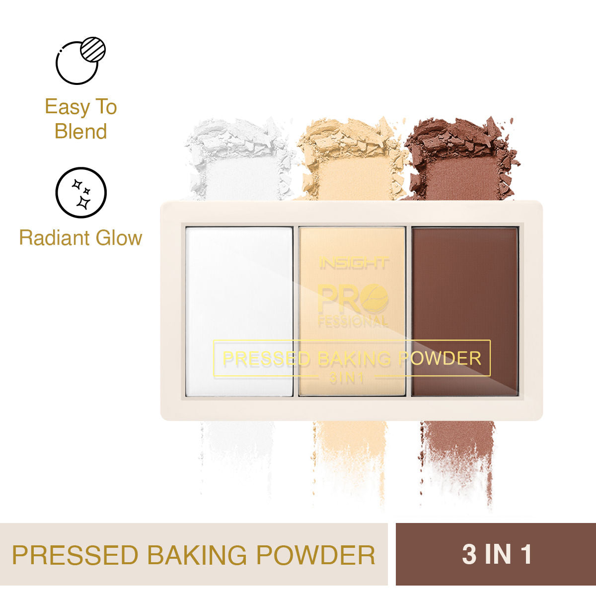 Insight 3In1 Pressed Baking Powder|14 gms|MRP 370