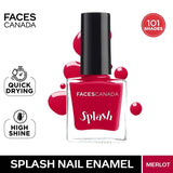 Faces Canada Splash Nail Enamel � 137 Merlot|8 ml|MRP 129