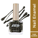 Nykaa Black To Gold Nail Enamel Polish - Stayin Alive 233|9 ml|MRP 249