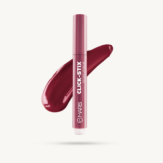 Mars Click Stix | Gloss Lip Balm 03 - Berry Jam|2 gms|MRP 349