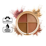 Faces Canada Second Skin 4-in-1 Face Palette|14.5 gms|MRP 1499