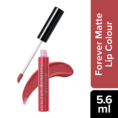 Lakme Forever Matte Liquid Lip Colour ï¿½ Pink Peach|5.6 ml|MRP 450