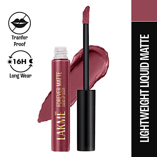 Lakme Forever Matte Liquid Lip Colour ï¿½ Nude Pink|5.6 ml|MRP 450