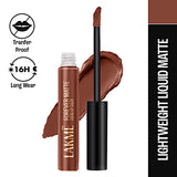 Lakme Forever Matte Liquid Lip Colour ï¿½ Nude Twist|5.6 ml|MRP 450
