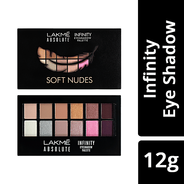 Lakme Absolute Infinity Eye Shadow Palette ï¿½ Soft Nudes|12 gms|MRP 995