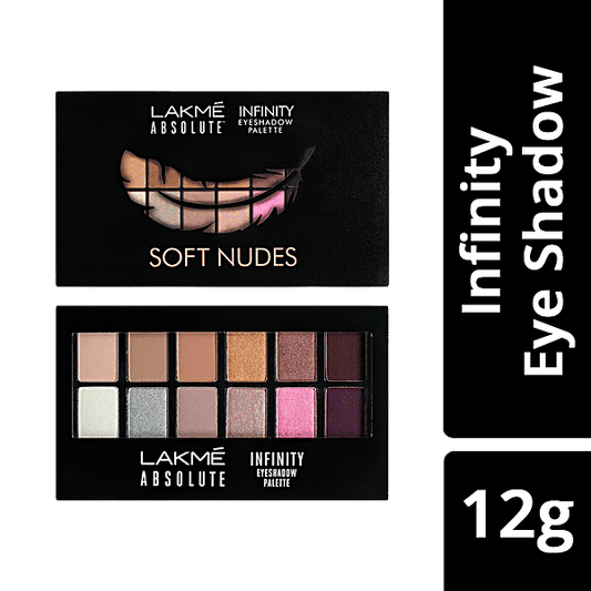 Lakme Absolute Infinity Eye Shadow Palette ï¿½ Soft Nudes|12 gms|MRP 995