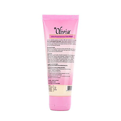 Olivia Natural Fruit Bleach, mild face bleach, bright skin care, professional bleaching