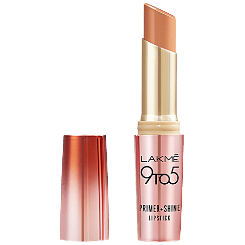Lakme 9 to 5 Primer + Shine Lipstick ï¿½ SN1 Lush Nude|3.6 gms|MRP 550