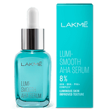 Lakme Lumi Smooth 8% AHA+ Serum - With BHA + PHA Complex|30 ml|MRP 575