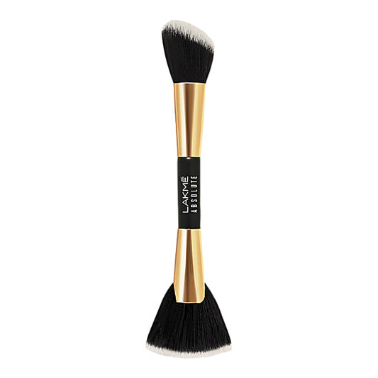 Lakme Absolute Dual-Ended Blush & Contour Brush|1 gms|MRP 649