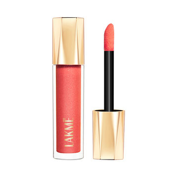Lakmï¿½ Glitterati Lip Glaze ï¿½ Peach Punch 202|5 ml|MRP 899