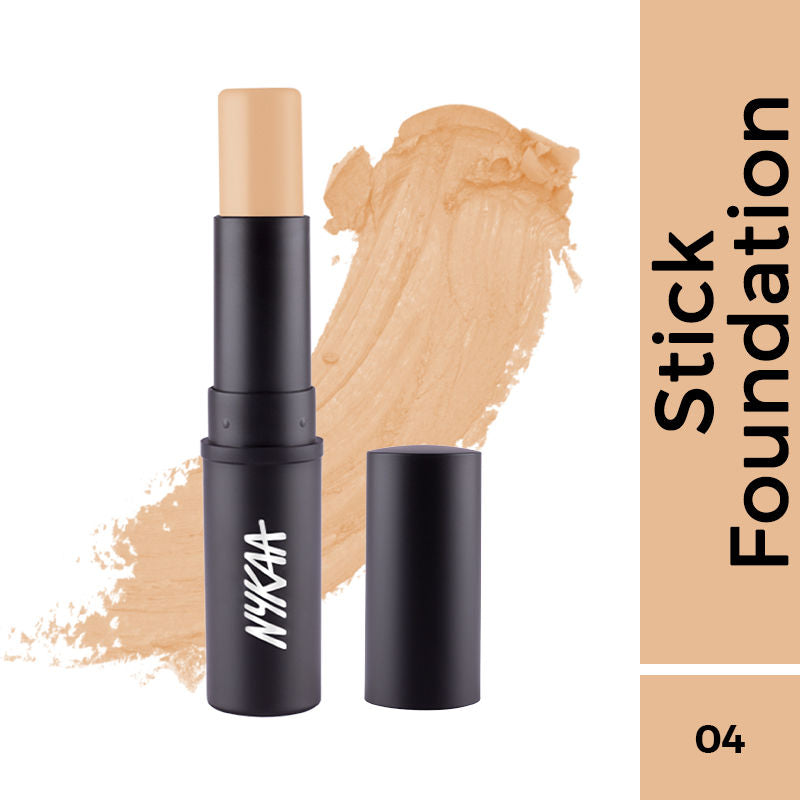Nykaa SKINgenius Foundation Stick Conceal Contour & Corrector - Warm Honey 04|9 gms|MRP 625