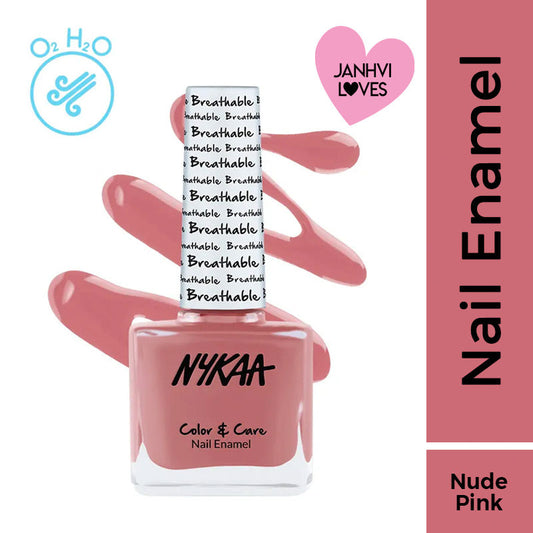 Nykaa Breathable Nail Enamel - Easy Nude - 320|9 ml|MRP 229