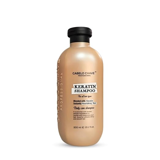 Cabelo Chave Keratin Shampoo | Strength & Shine Care 300ml 