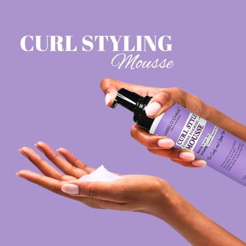 Cabelo Chave Curl Styling Mousse l Add Moisture & Control Frizz 200ml