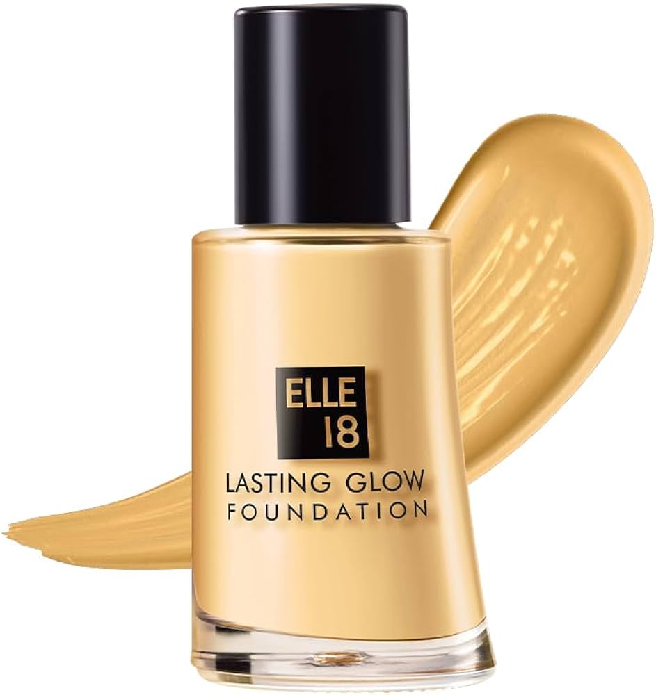 Lakme Elle 18 Lasting Glow Lightweight Foundation - 03 Shelll|27 ml|MRP 120