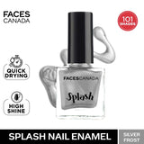 Faces Canada Splash Nail Enamel � 61 Silver Frost|8 ml|MRP 129