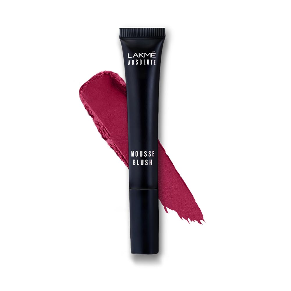 Lakme Absolute Sheer Cheek Mousse Blush ï¿½ Purple Hue|6 ml|MRP 650