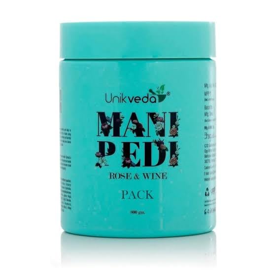 Unikveda Rosewine Mani Pedi Pack, spa mani pedi pack, skin conditioning care