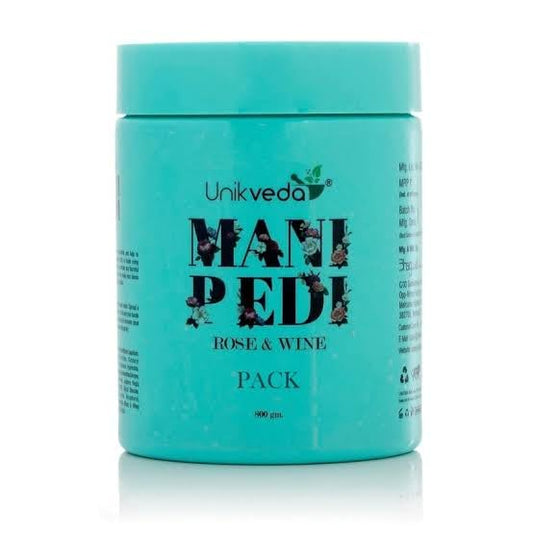 Unikveda Rosewine Mani Pedi Pack, spa mani pedi pack, skin conditioning care