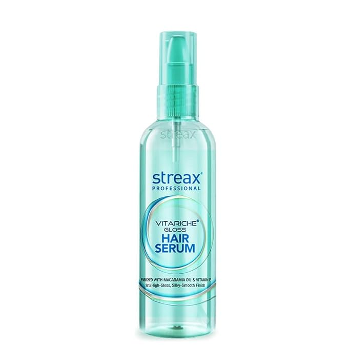 Streax Professional Vitariche Gloss Hair Serum 45ml for smooth shine