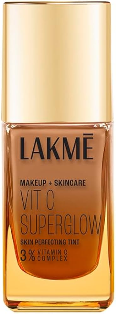 Lakme Vitamin C Superglow Skin Perfecting Tint ï¿½ C380 Cool Walnut|25 ml|MRP 399