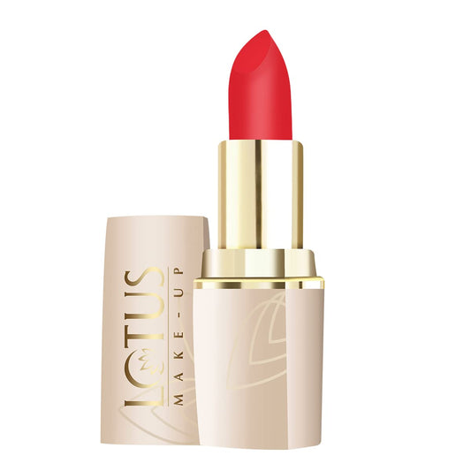 Lotus Make-Up Pure Colors Lip Color, lipstick, creamy finish, Spanish Crimson