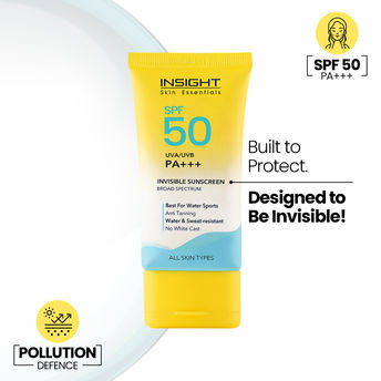 Insight Invisible Sunscreen|50 gms|MRP 310