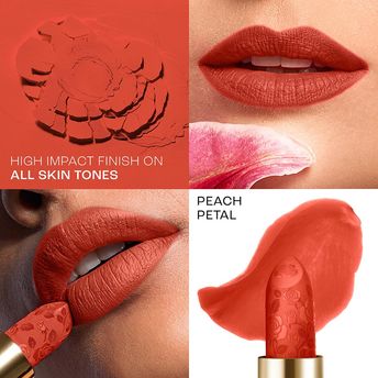 Lakm? Rouge Bloom Powder Matte Bullet Lipstick ï¿½ Peach Petal 205|4 gms|MRP 999