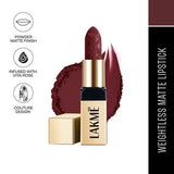 Lakm? Rouge Bloom Powder Matte Bullet Lipstick ï¿½ Plum Garden-208|4 gms|MRP 999