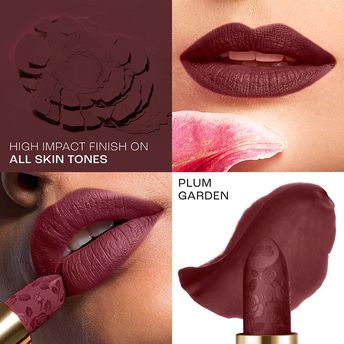 Lakm? Rouge Bloom Powder Matte Bullet Lipstick ï¿½ Plum Garden-208|4 gms|MRP 999