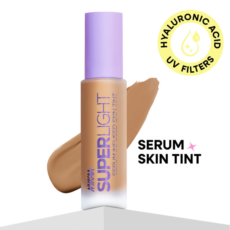 Nykaa Superlight Serum Matte Filter Finish Skin Tint Foundation - 355Y|30 ml|MRP 899
