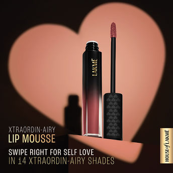Lakmï¿½ Xtraordin-Airy Lip Mousse ï¿½  Lets Talk Nude|4.6 gms|MRP 700