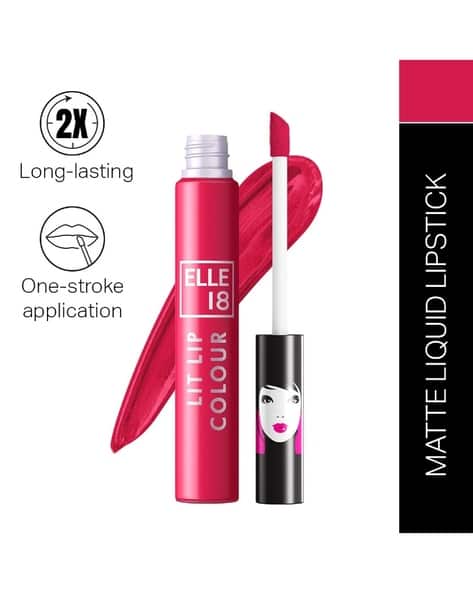 Lakme Elle 18 Liquid Lip Colour ï¿½ Pink Pout|5.6 ml|MRP 160