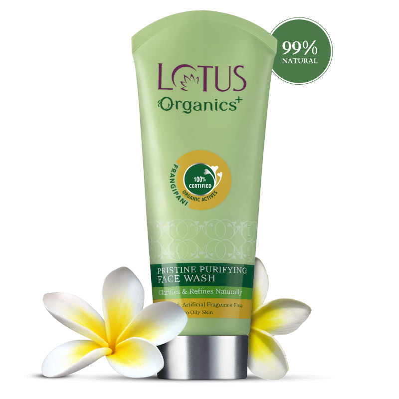 Lotus Organics Pristine Purifying Face Wash|100 gms|MRP 395