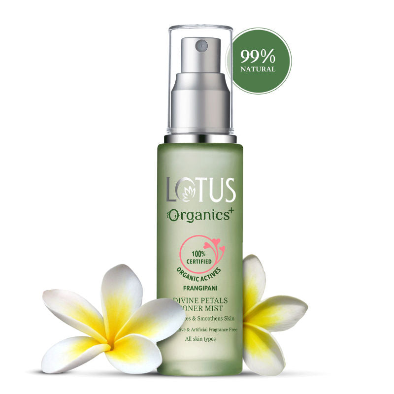 Lotus Organics Divine Petals Toner-Mist|50 ml|MRP 495