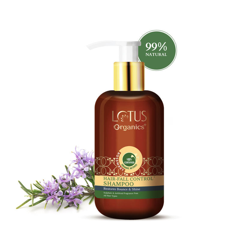 Lotus Organics Hair Fall Control Shampoo|300 ml|MRP 595