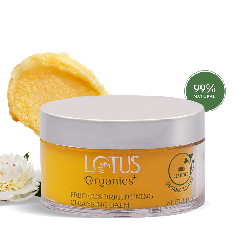Lotus Organics Precious Brightening Cleansing Balm|50 gms|MRP 645