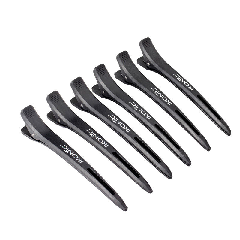 Ikonic Professional Carbon Section Clips - Black|MRP 325
