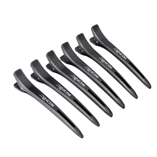 Ikonic Professional Carbon Section Clips - Black|MRP 325