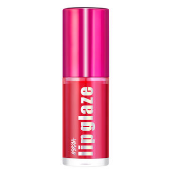Nykaa Lip Glaze High Shine and Pigment Lip Gloss Oil Lip Glaze - Cherry Custard|7 ml|MRP 599