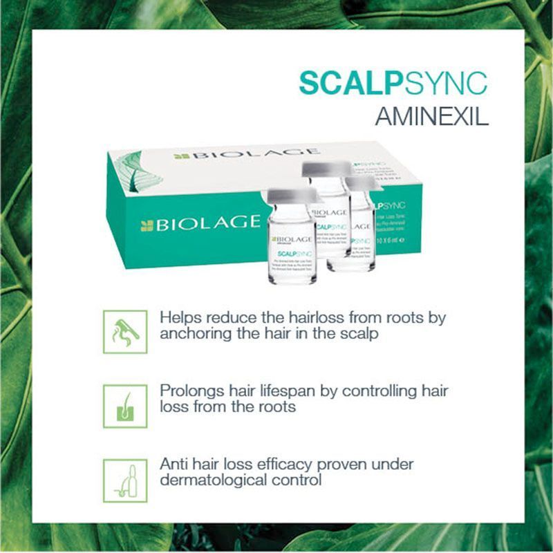 Biolage Scalpsync Aminexil Hair treatment and Hair Tonic