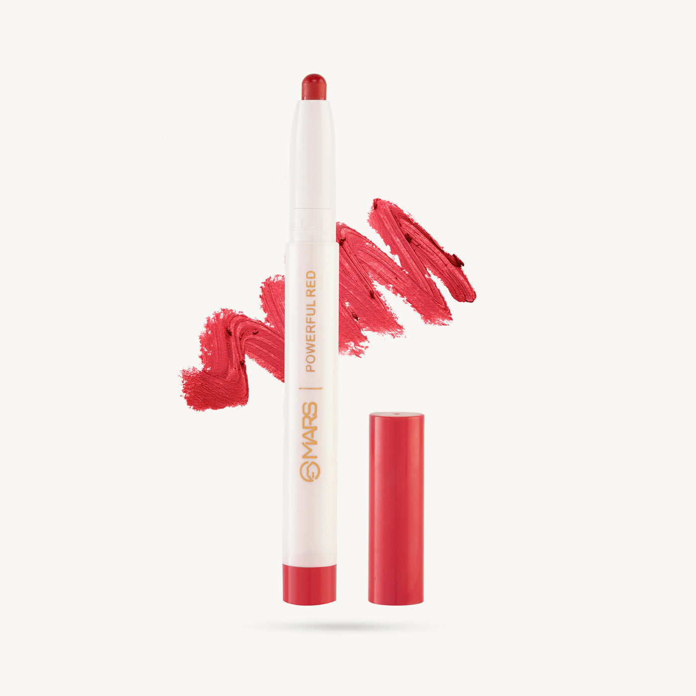 Mars Retractable Lip Crayon | Poppins 01 Powerful Red|1.3 gms|MRP 299