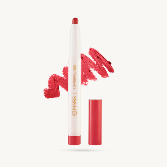 Mars Retractable Lip Crayon | Poppins 01 Powerful Red|1.3 gms|MRP 299
