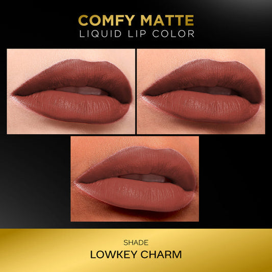 Faces Canada Comfy Matte Liquid Lipstick - Lowkey Charm 30|3.8 ml|MRP 449